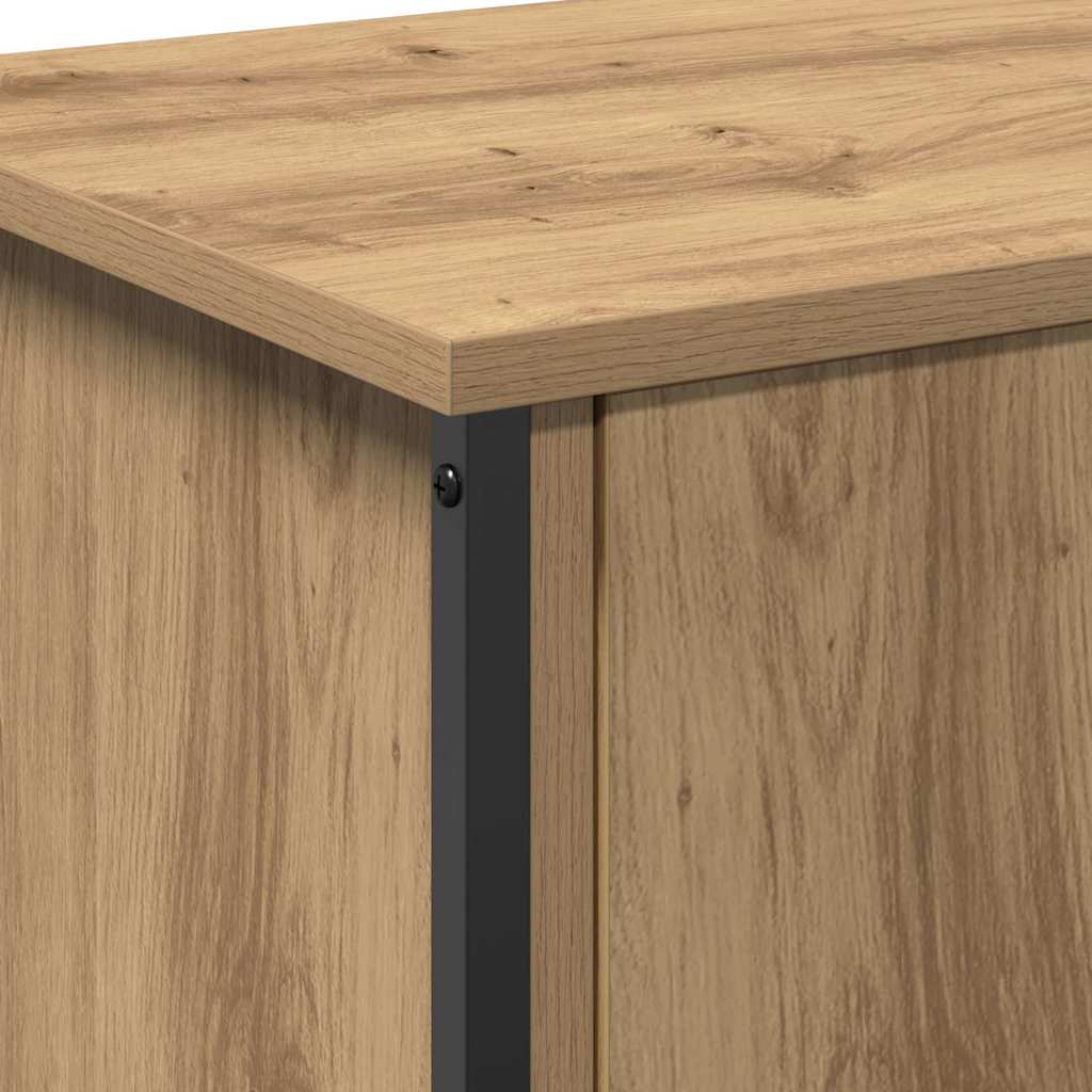 TV-kast Artisan Eiken 60 x 35 x 45 cm Bewerkt hout is nu te koop bij PeponiXL, paradijselijk wonen!