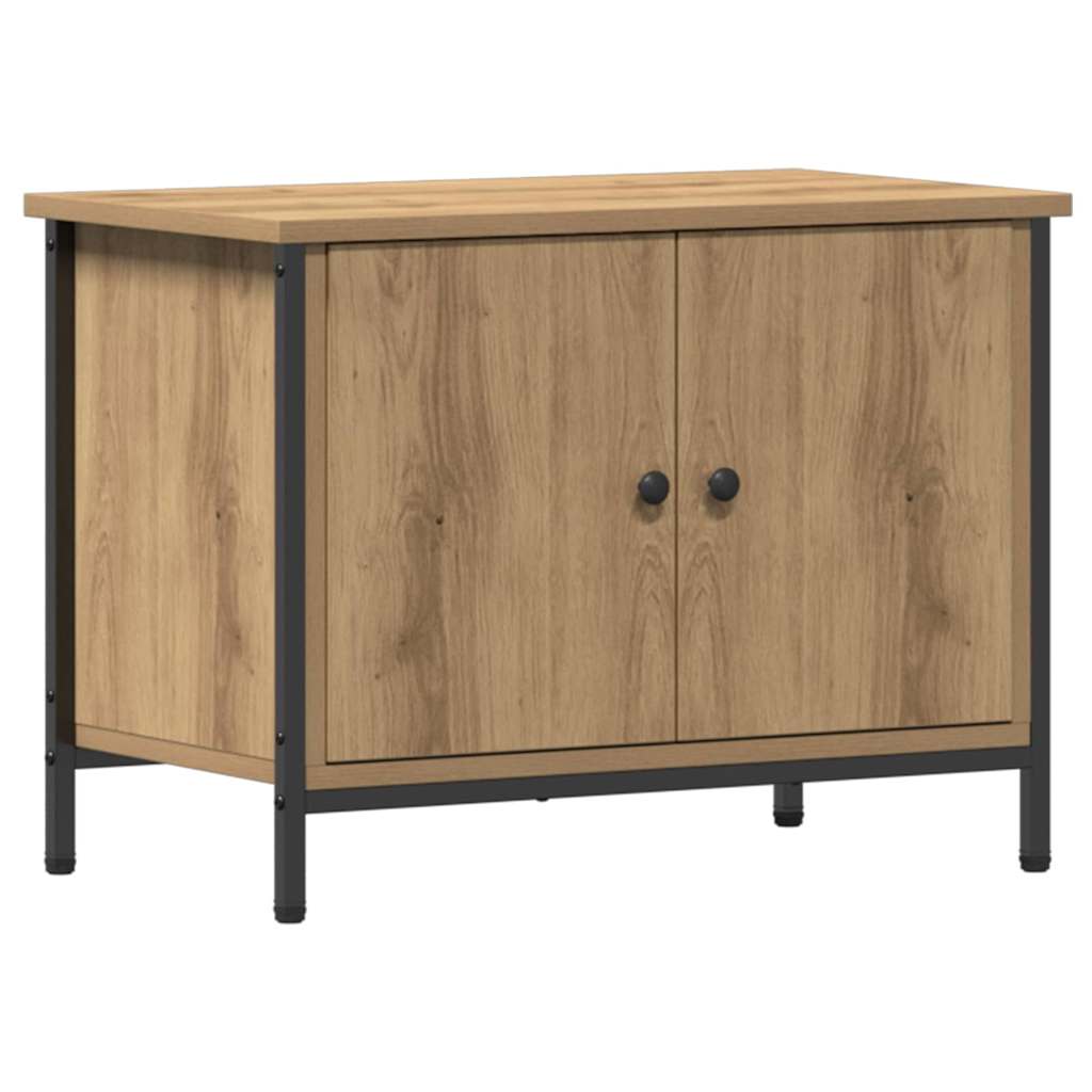TV-kast Artisan Eiken 60 x 35 x 45 cm Bewerkt hout is nu te koop bij PeponiXL, paradijselijk wonen!