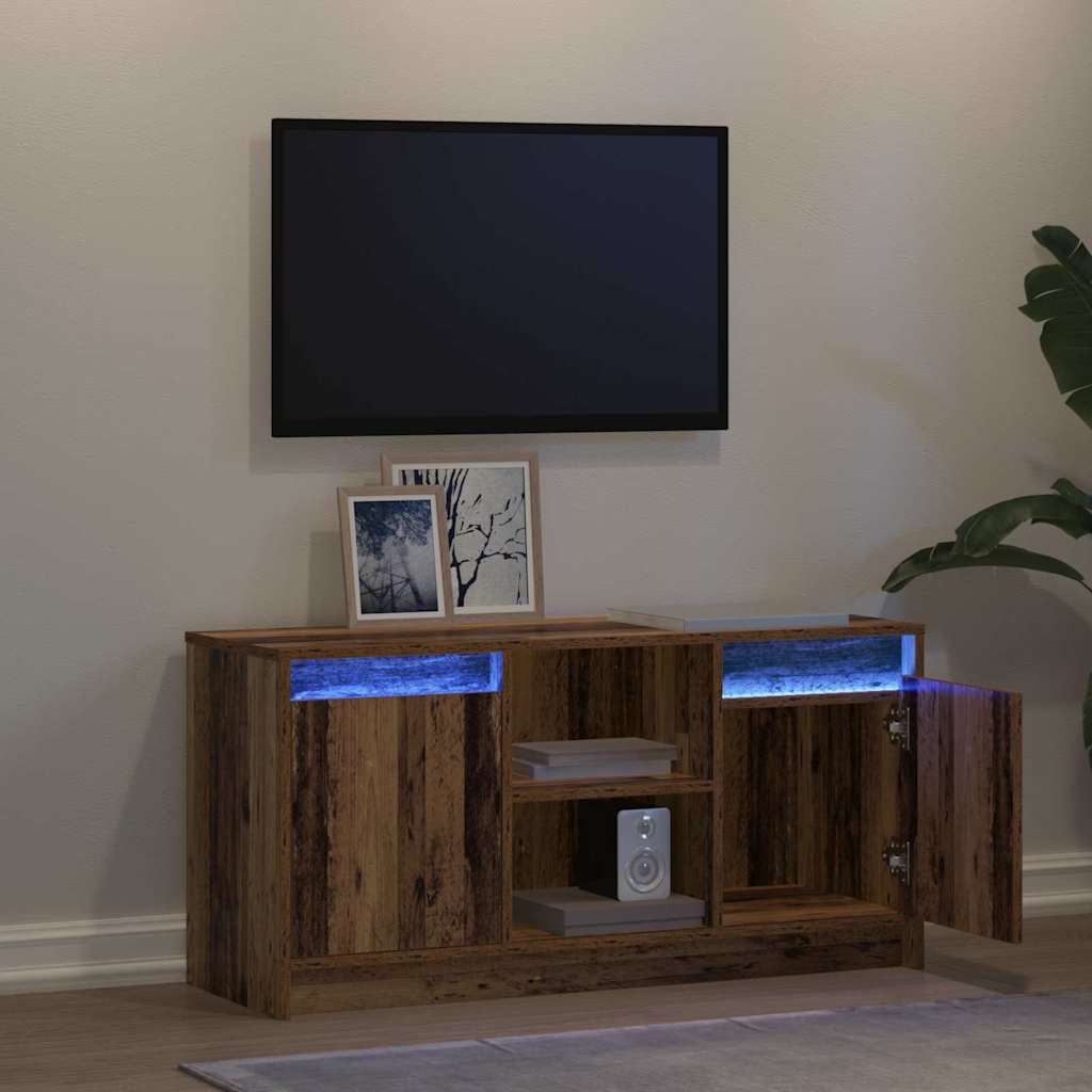 TV Eenheden Bruin 100 x 34 x 50 cm Bewerkt hout is nu te koop bij PeponiXL, paradijselijk wonen!