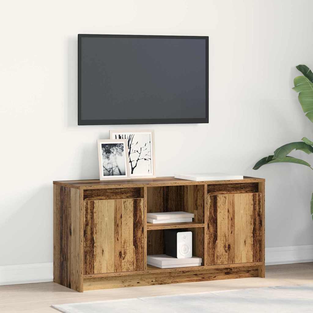 TV Eenheden Bruin 100 x 34 x 50 cm Bewerkt hout is nu te koop bij PeponiXL, paradijselijk wonen!