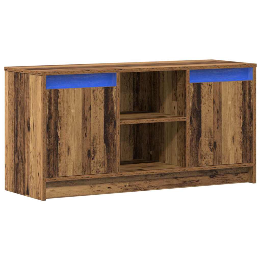 TV Eenheden Bruin 100 x 34 x 50 cm Bewerkt hout is nu te koop bij PeponiXL, paradijselijk wonen!