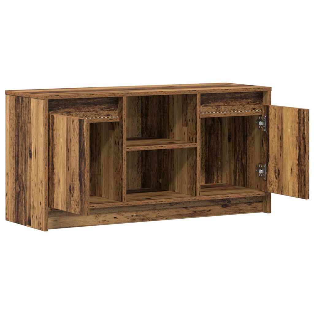 TV Eenheden Bruin 100 x 34 x 50 cm Bewerkt hout is nu te koop bij PeponiXL, paradijselijk wonen!