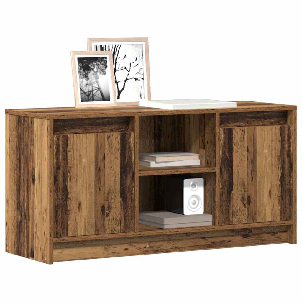 TV Eenheden Bruin 100 x 34 x 50 cm Bewerkt hout is nu te koop bij PeponiXL, paradijselijk wonen!