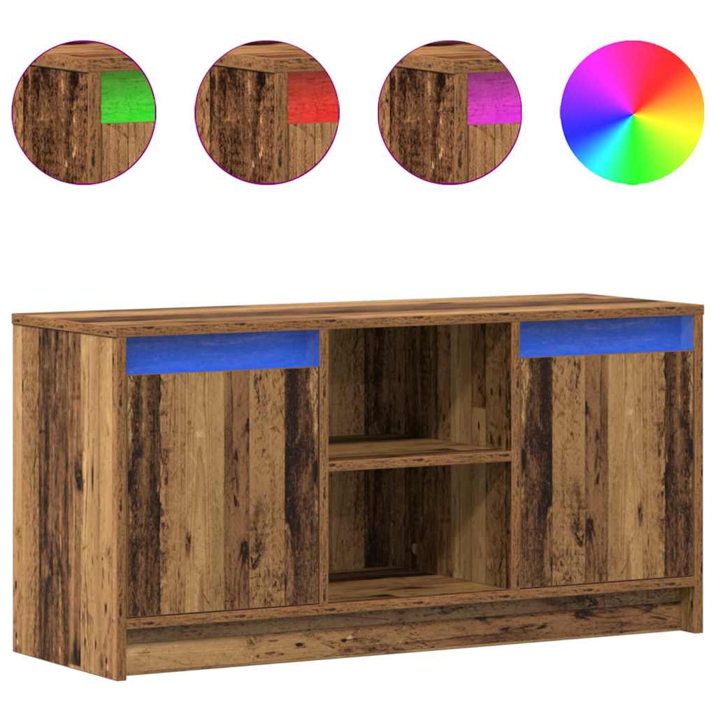 TV Eenheden Bruin 100 x 34 x 50 cm Bewerkt hout is nu te koop bij PeponiXL, paradijselijk wonen!