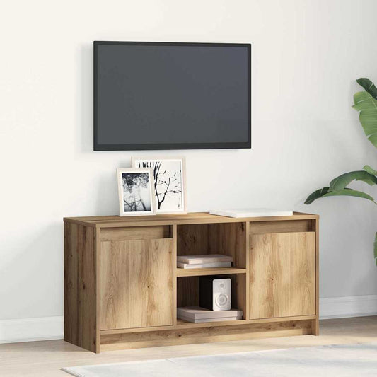 TV Eenheden Bruin 100 x 34 x 50 cm Bewerkt hout is nu te koop bij PeponiXL, paradijselijk wonen!