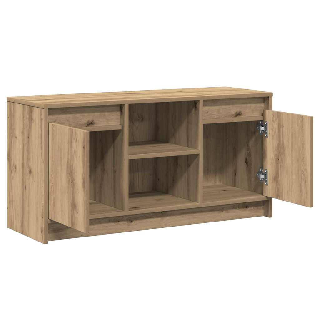 TV Eenheden Bruin 100 x 34 x 50 cm Bewerkt hout is nu te koop bij PeponiXL, paradijselijk wonen!