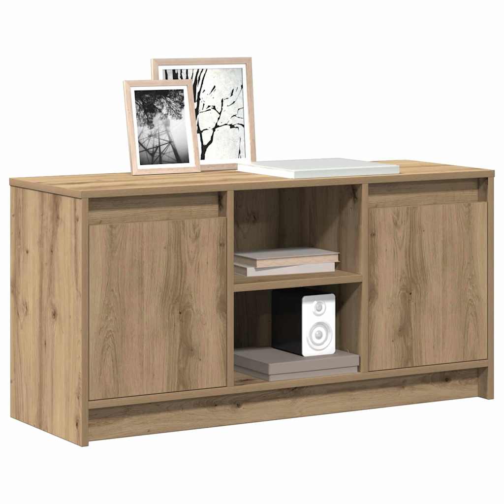 TV Eenheden Bruin 100 x 34 x 50 cm Bewerkt hout is nu te koop bij PeponiXL, paradijselijk wonen!