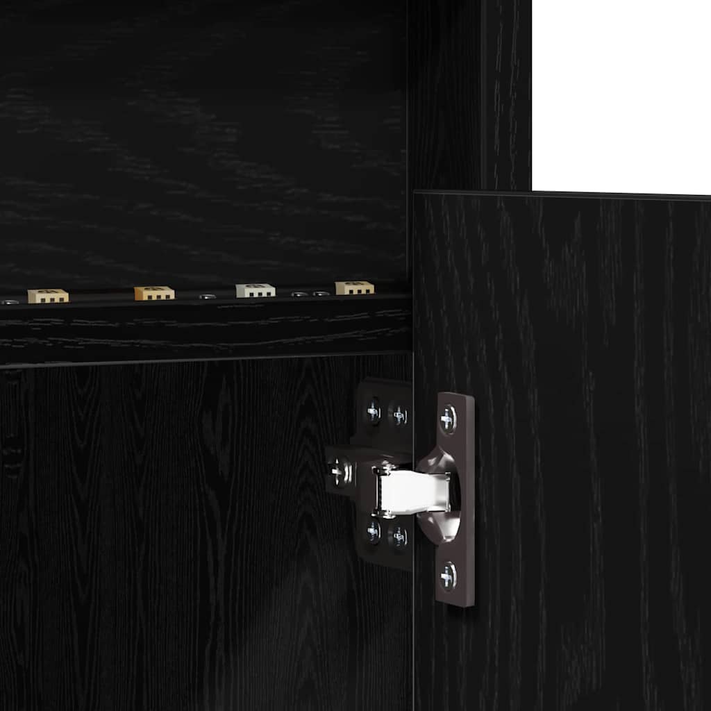 TV Eenheden Zwart 100 x 34 x 50 cm Bewerkt hout is nu te koop bij PeponiXL, paradijselijk wonen!