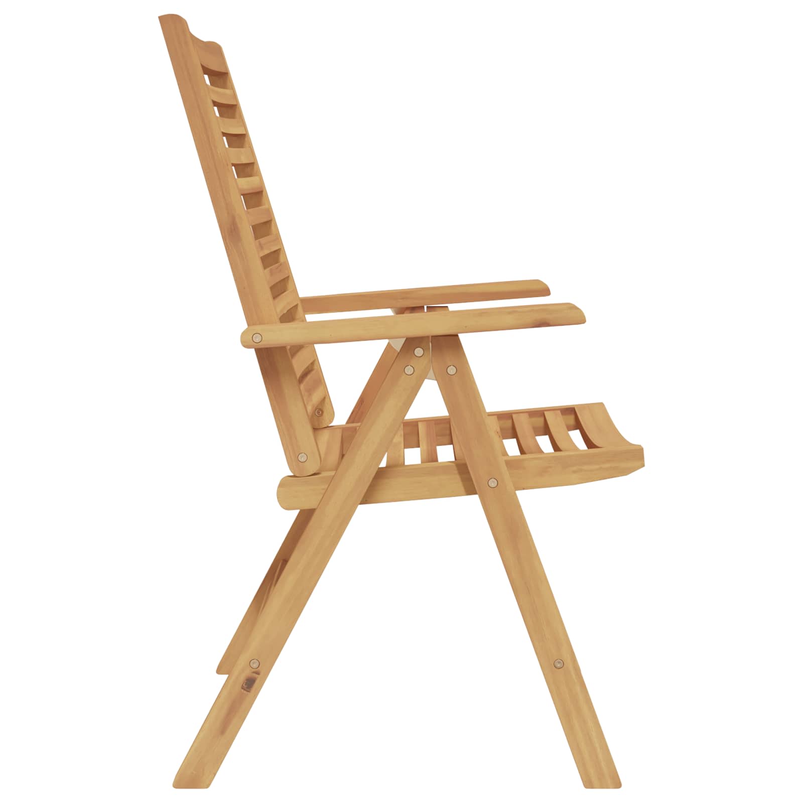 Stoel 6 pcs Bruin 64.5 x 52 x 108 cm Massief Teakhout is nu te koop bij PeponiXL, paradijselijk wonen!