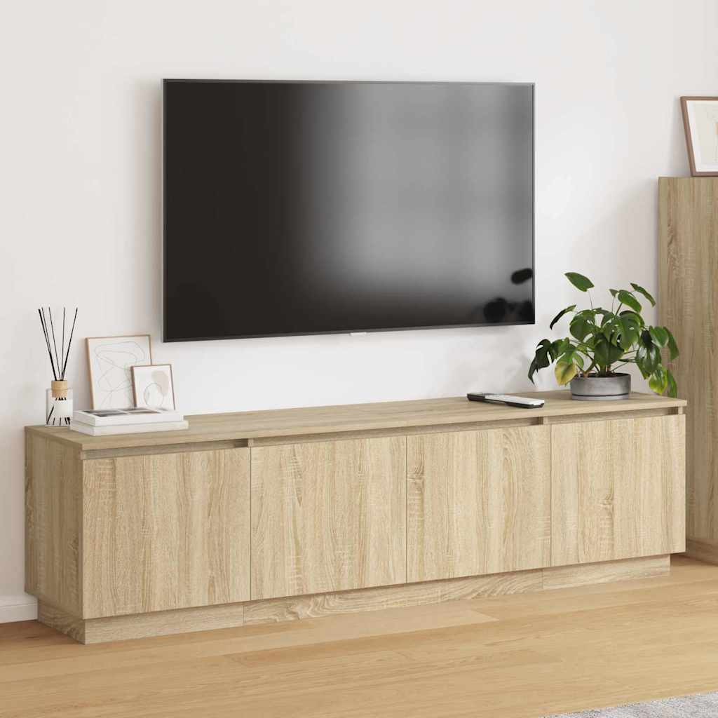 TV-kast Sonoma Eiken 180 x 38 x 49 cm Bewerkt hout is nu te koop bij PeponiXL, paradijselijk wonen!