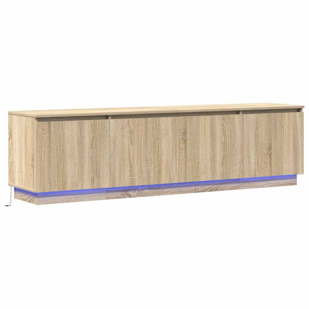TV-kast Sonoma Eiken 180 x 38 x 49 cm Bewerkt hout is nu te koop bij PeponiXL, paradijselijk wonen!