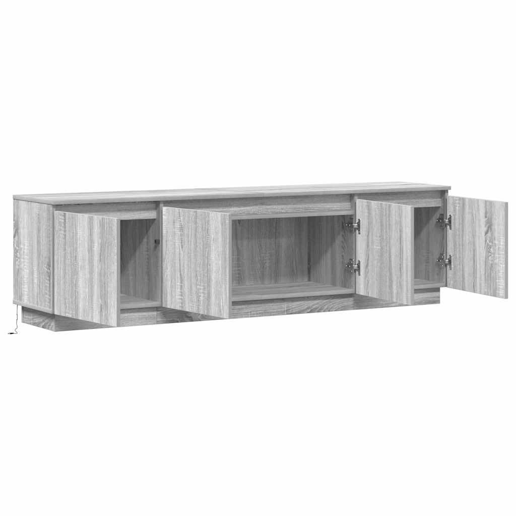 TV-kast Grijs Sonoma 180 x 38 x 49 cm Bewerkt hout is nu te koop bij PeponiXL, paradijselijk wonen!