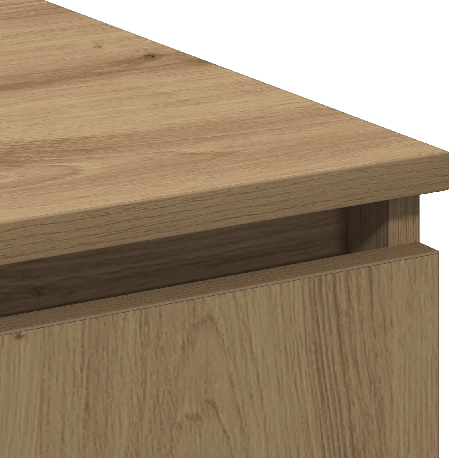 TV-kast 180 x 38 x 49 cm Artisan Eiken Bewerkt hout is nu te koop bij PeponiXL, paradijselijk wonen!