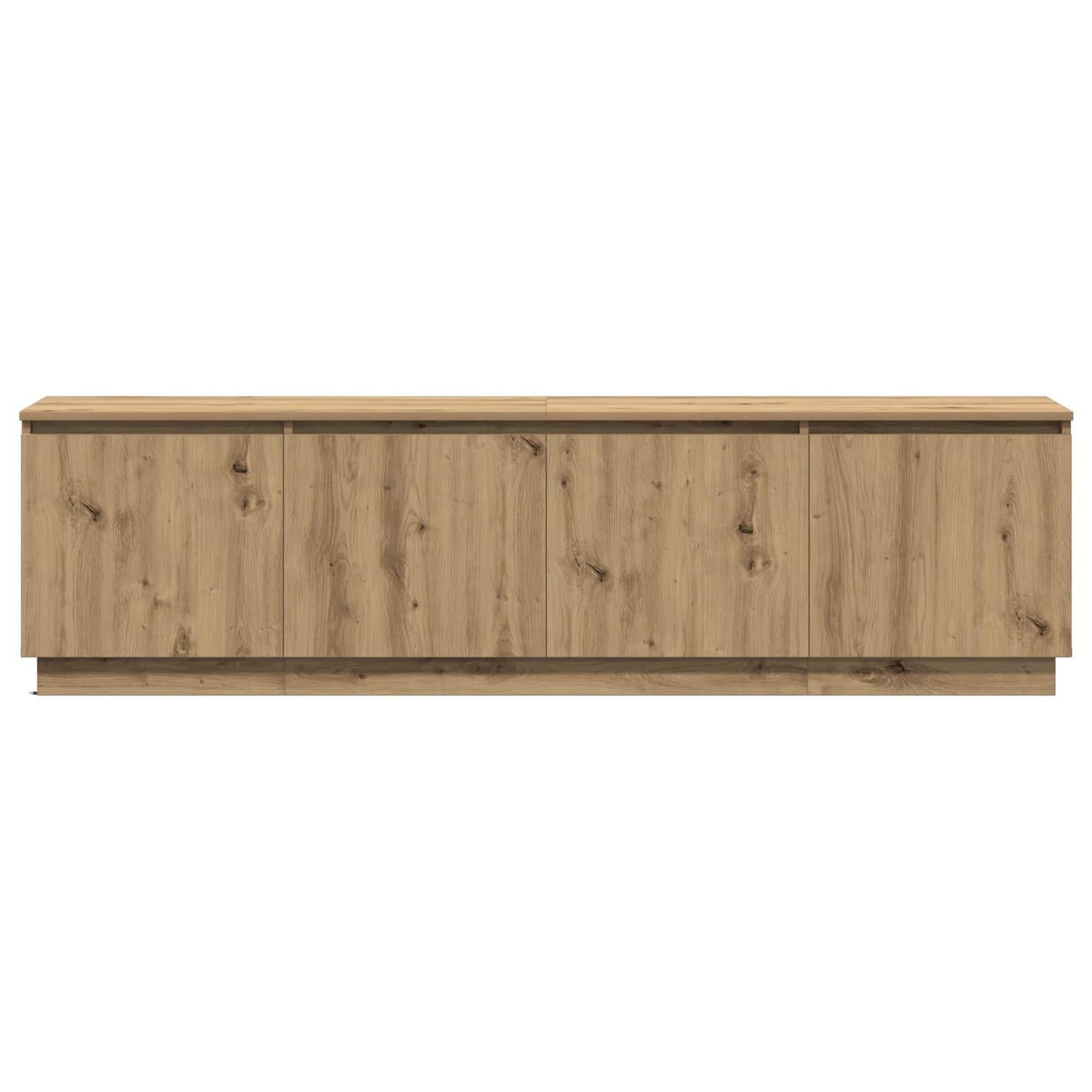 TV-kast 180 x 38 x 49 cm Artisan Eiken Bewerkt hout is nu te koop bij PeponiXL, paradijselijk wonen!