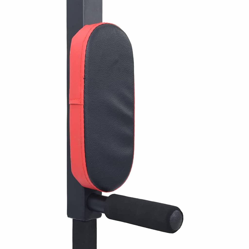 Optrekbar dipstation Zwart en Rood 89 x 59 x 70 cm is nu te koop bij PeponiXL, paradijselijk wonen!