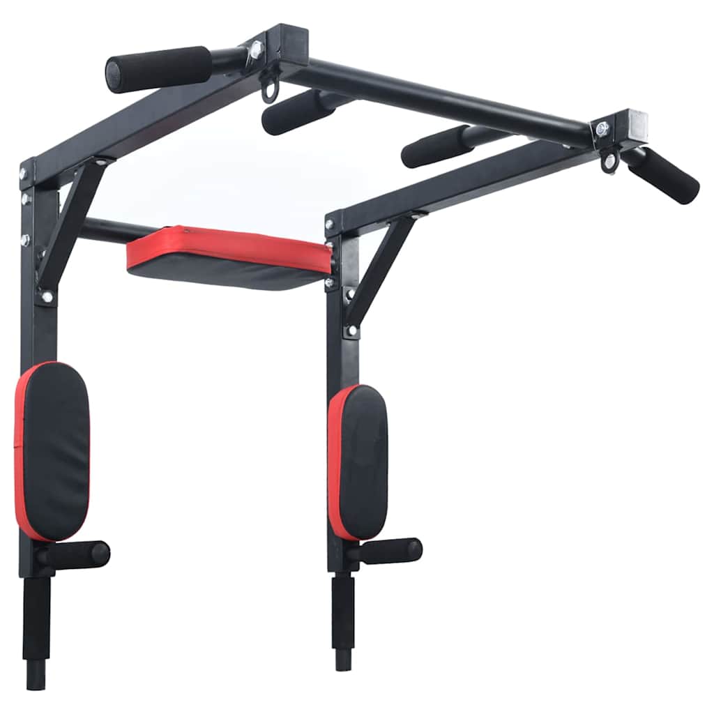 Optrekbar dipstation Zwart en Rood 89 x 59 x 70 cm is nu te koop bij PeponiXL, paradijselijk wonen!
