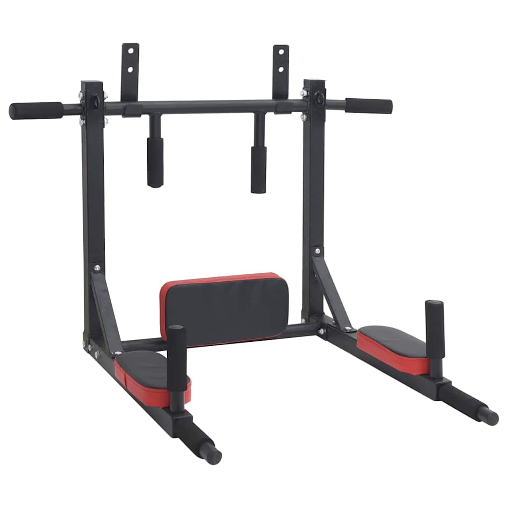 Optrekbar dipstation Zwart en Rood 89 x 59 x 70 cm is nu te koop bij PeponiXL, paradijselijk wonen!