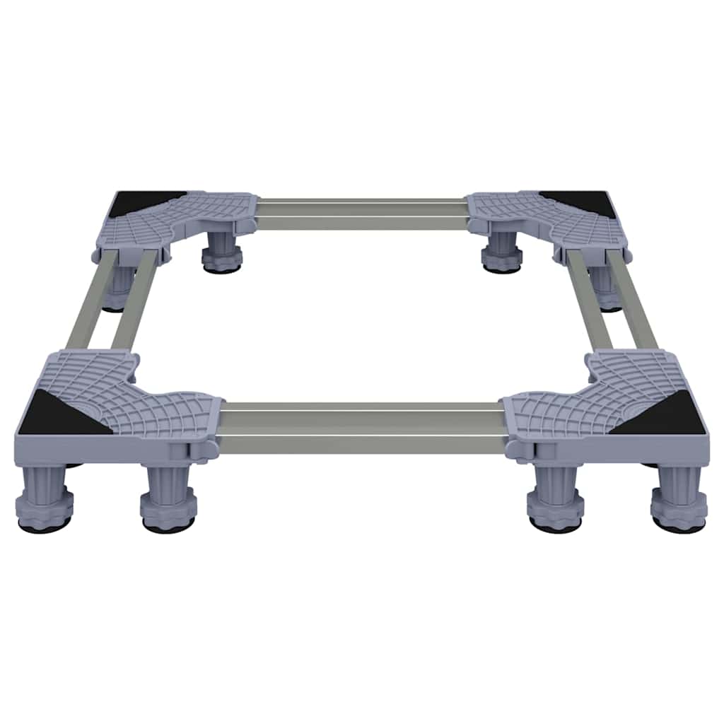 Wasmachinebasis Grijs 67 x 67 x 12 cm Roestvrij staal is nu te koop bij PeponiXL, paradijselijk wonen!