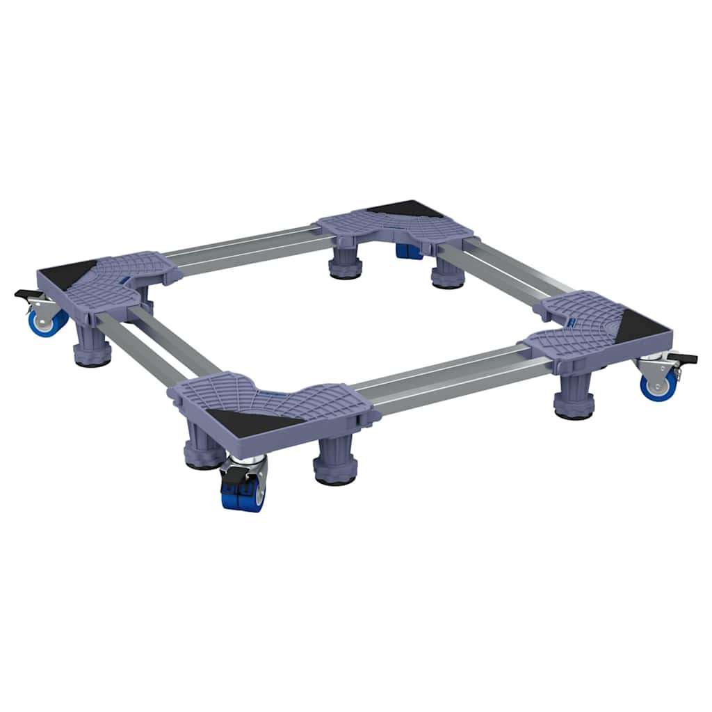 Wasmachinebasis Grijs 67 x 67 x 12 cm Roestvrij staal is nu te koop bij PeponiXL, paradijselijk wonen!