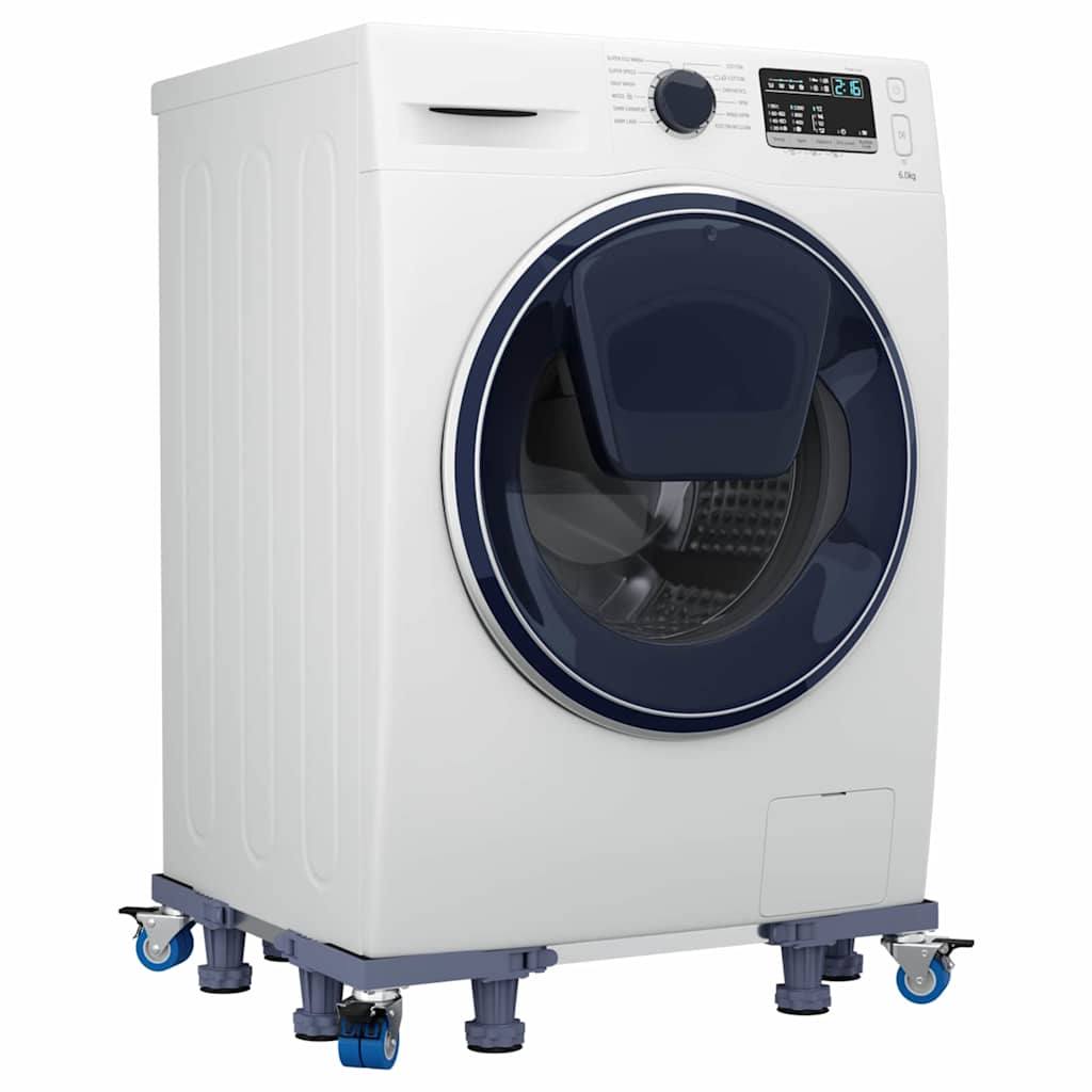Wasmachinebasis Grijs 67 x 67 x 12 cm Roestvrij staal is nu te koop bij PeponiXL, paradijselijk wonen!
