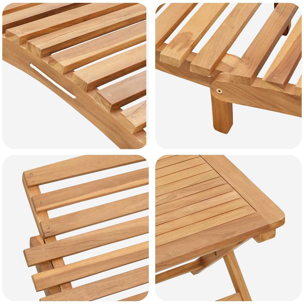 Ligstoel 2 pcs Bruin 198 x 55 x 58,5 cm Massief Teakhout is nu te koop bij PeponiXL, paradijselijk wonen!