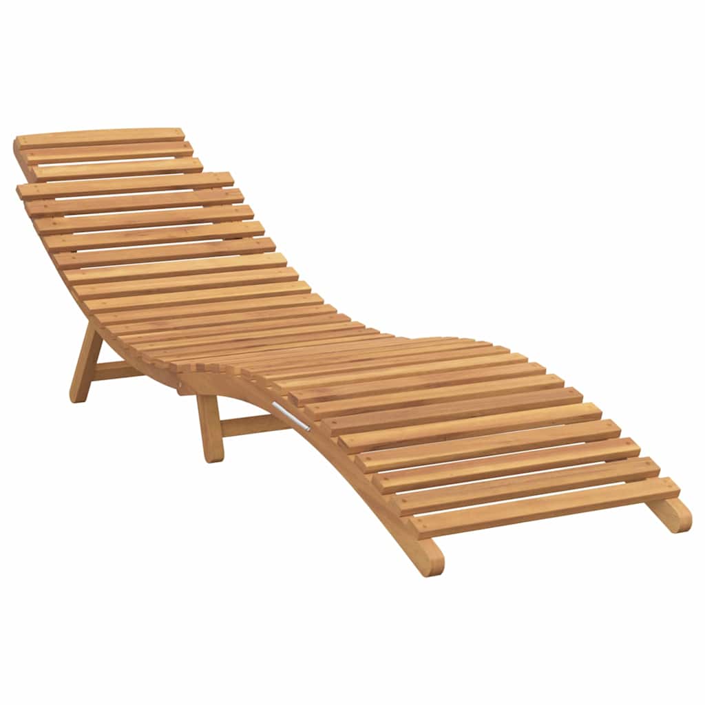 Ligstoel 2 pcs Bruin 198 x 55 x 58,5 cm Massief Teakhout is nu te koop bij PeponiXL, paradijselijk wonen!