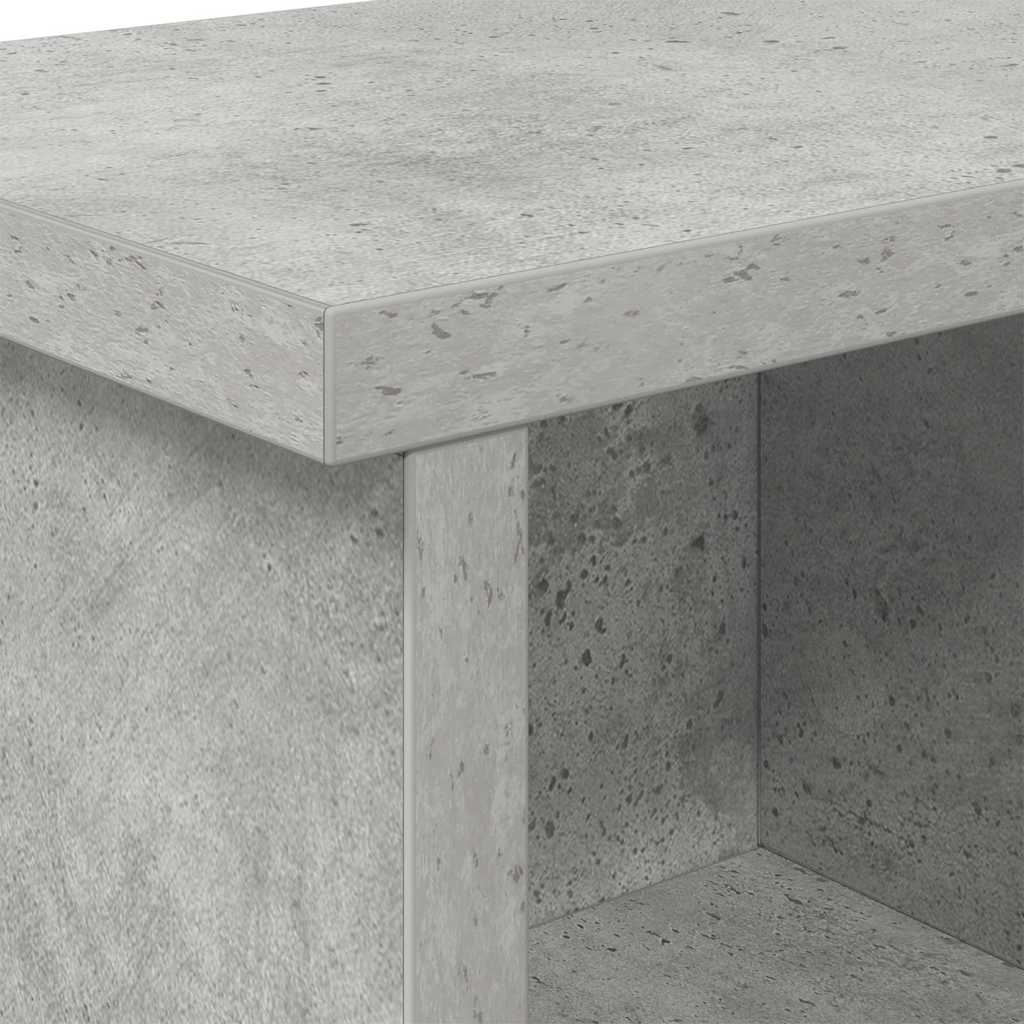Wandgemonteerde kapstok met plank Beton Grijs 50 x 16 x 26 cm is nu te koop bij PeponiXL, paradijselijk wonen!