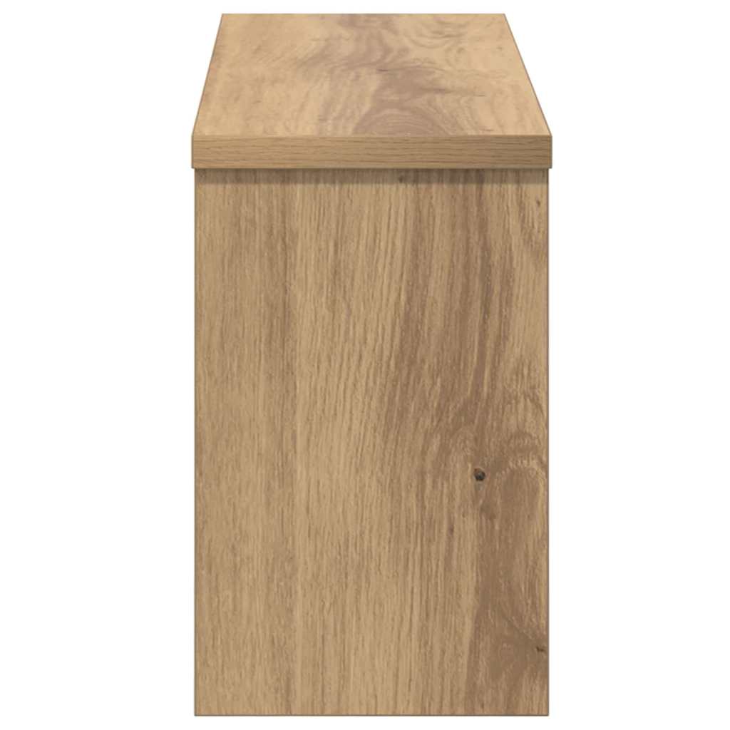 Wandgemonteerde kapstok met plank Artisan Eiken 50 x 16 x 26 cm is nu te koop bij PeponiXL, paradijselijk wonen!