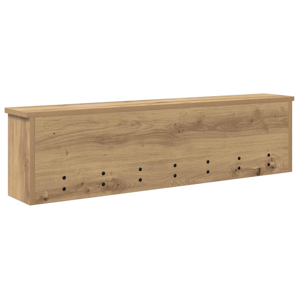 Wandgemonteerde kapstok Artisan Eiken 100 x 16 x 26 cm is nu te koop bij PeponiXL, paradijselijk wonen!