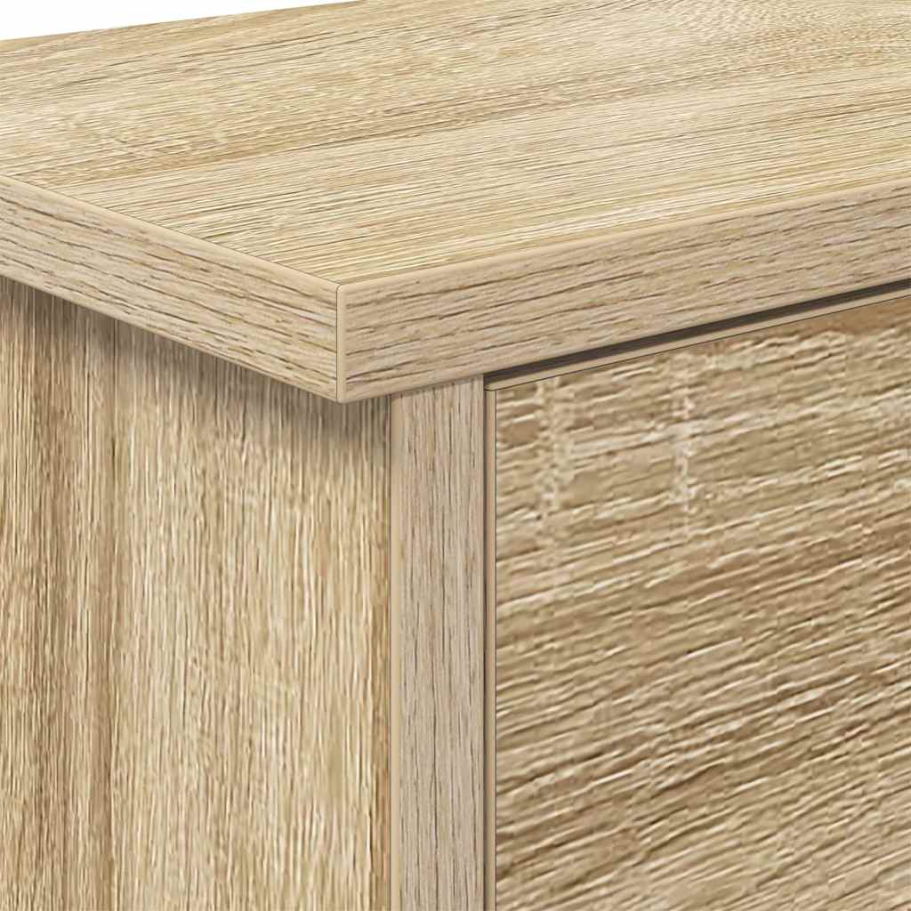Wandgemonteerde kapstok met plank Sonoma Eiken 50 x 20 x 30 cm is nu te koop bij PeponiXL, paradijselijk wonen!
