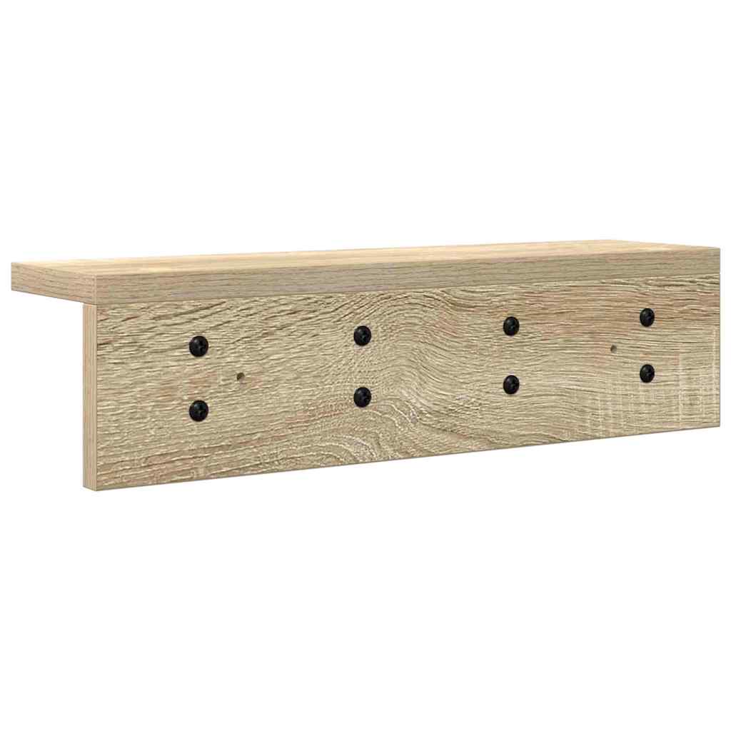 Wandgemonteerde kapstok Sonoma Eiken 40 x 10,5 x 10,5 cm is nu te koop bij PeponiXL, paradijselijk wonen!