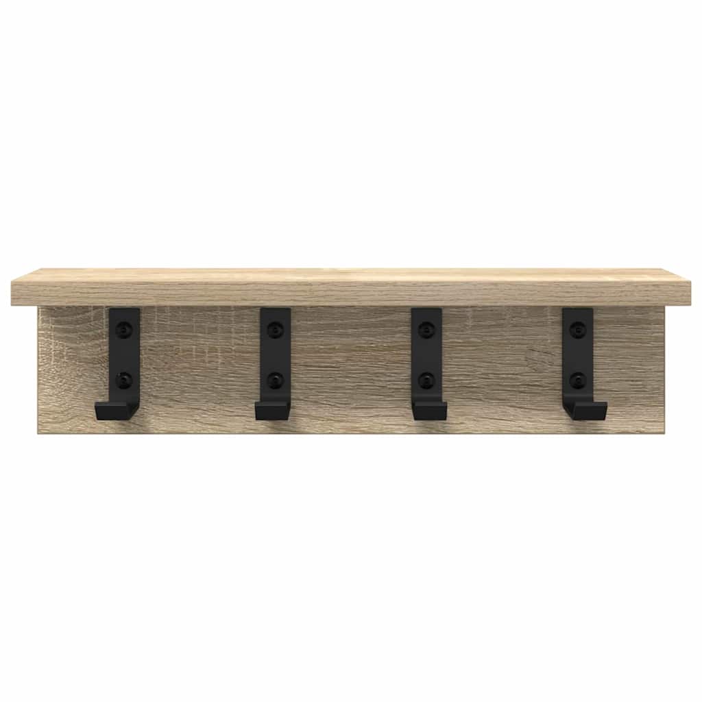 Wandgemonteerde kapstok Sonoma Eiken 40 x 10,5 x 10,5 cm is nu te koop bij PeponiXL, paradijselijk wonen!