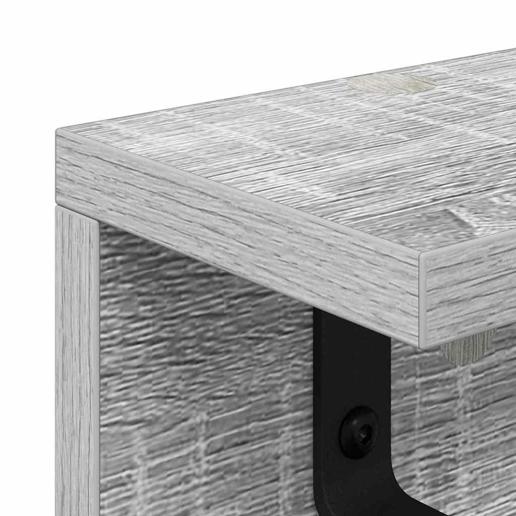 Wandgemonteerde kapstok Grijs Sonoma 40 x 10,5 x 10,5 cm is nu te koop bij PeponiXL, paradijselijk wonen!