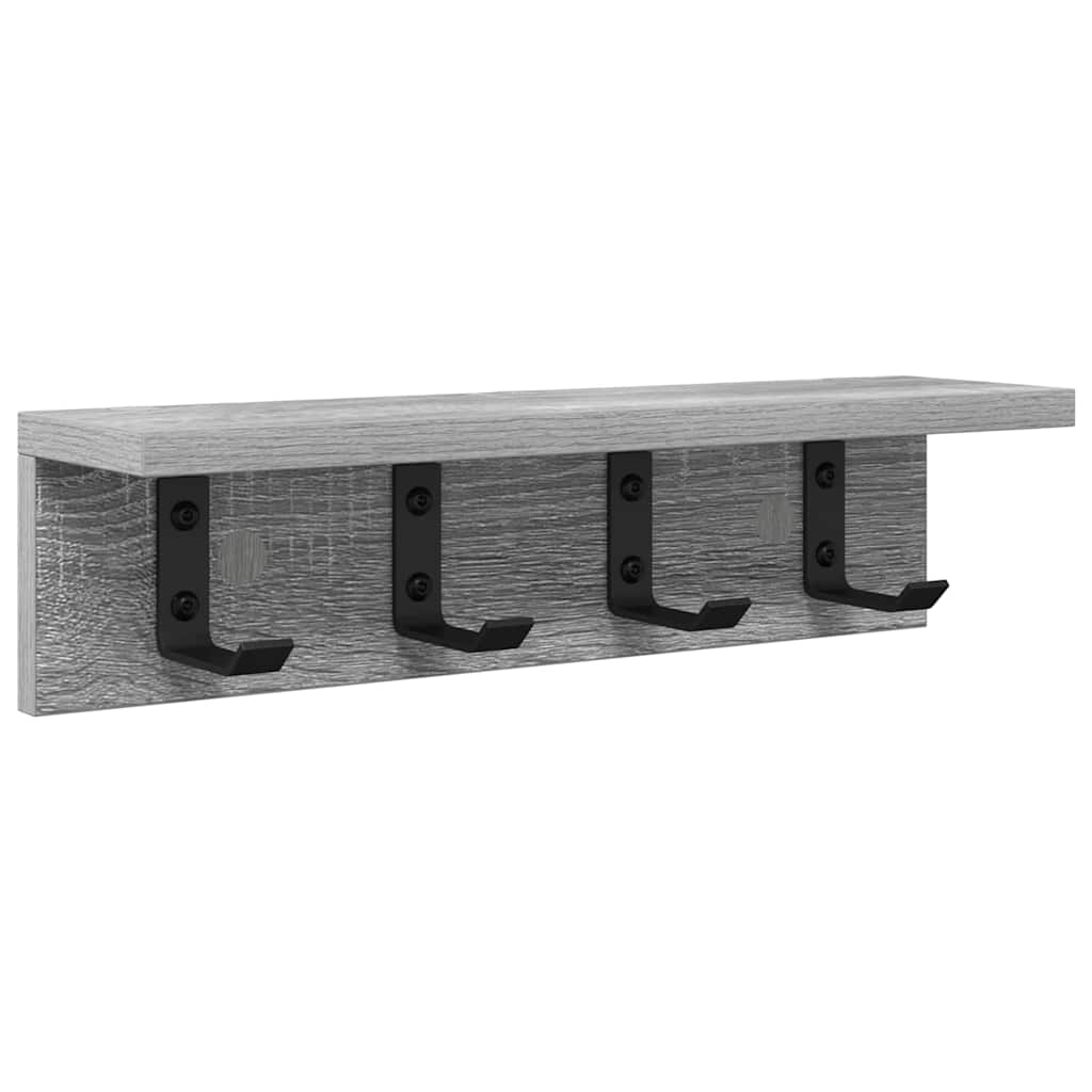 Wandgemonteerde kapstok Grijs Sonoma 40 x 10,5 x 10,5 cm is nu te koop bij PeponiXL, paradijselijk wonen!