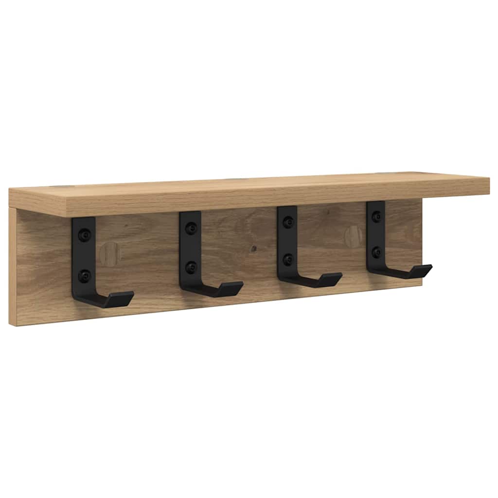 Wandgemonteerde kapstok Artisan Eiken 40 x 10,5 x 10,5 cm is nu te koop bij PeponiXL, paradijselijk wonen!