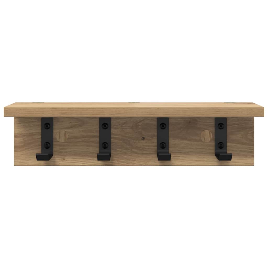 Wandgemonteerde kapstok Artisan Eiken 40 x 10,5 x 10,5 cm is nu te koop bij PeponiXL, paradijselijk wonen!