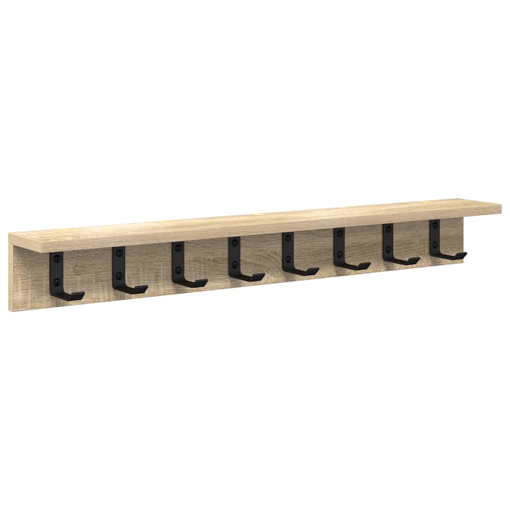 Wandgemonteerde kapstok Sonoma Eiken 80 x 10,5 x 10,5 cm is nu te koop bij PeponiXL, paradijselijk wonen!