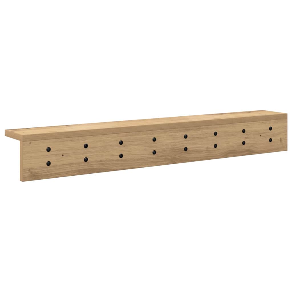 Wandgemonteerde kapstok Artisan Eiken 80 x 10,5 x 10,5 cm is nu te koop bij PeponiXL, paradijselijk wonen!