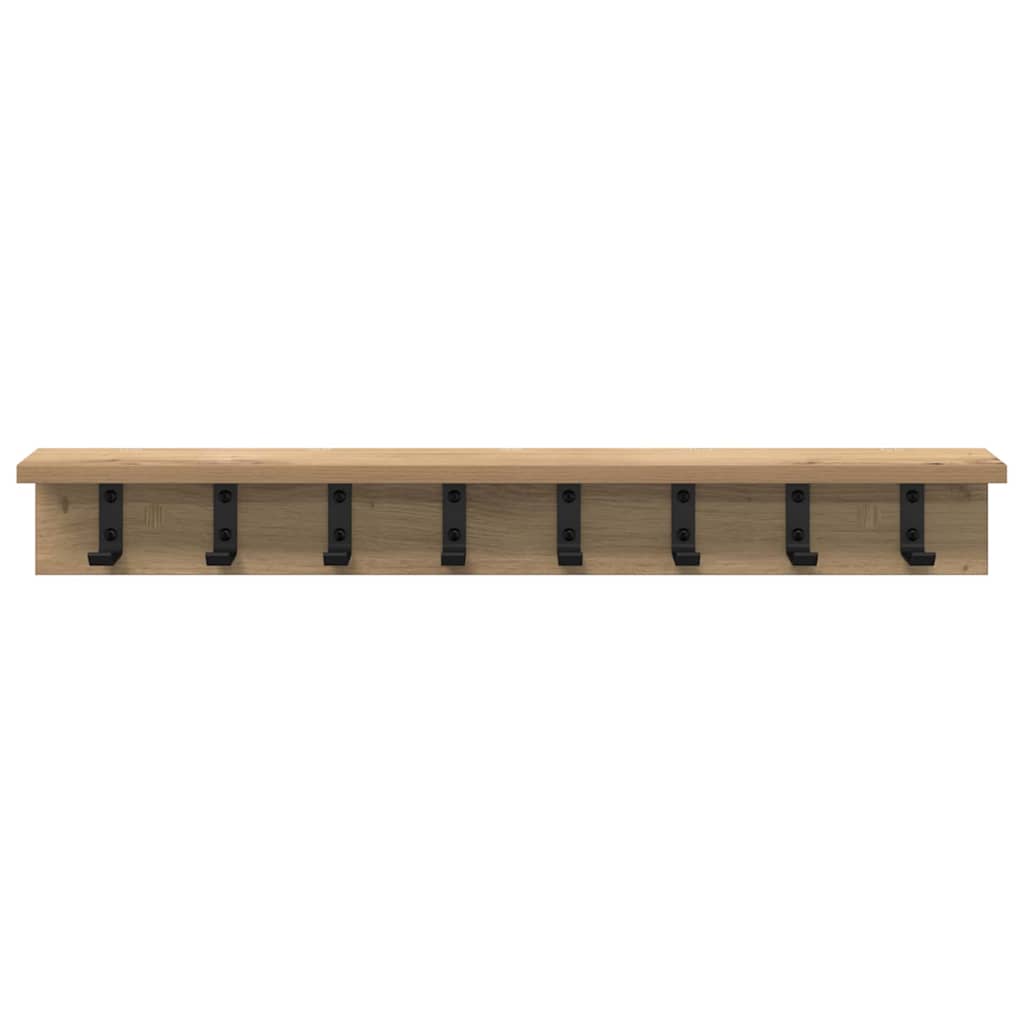 Wandgemonteerde kapstok Artisan Eiken 80 x 10,5 x 10,5 cm is nu te koop bij PeponiXL, paradijselijk wonen!
