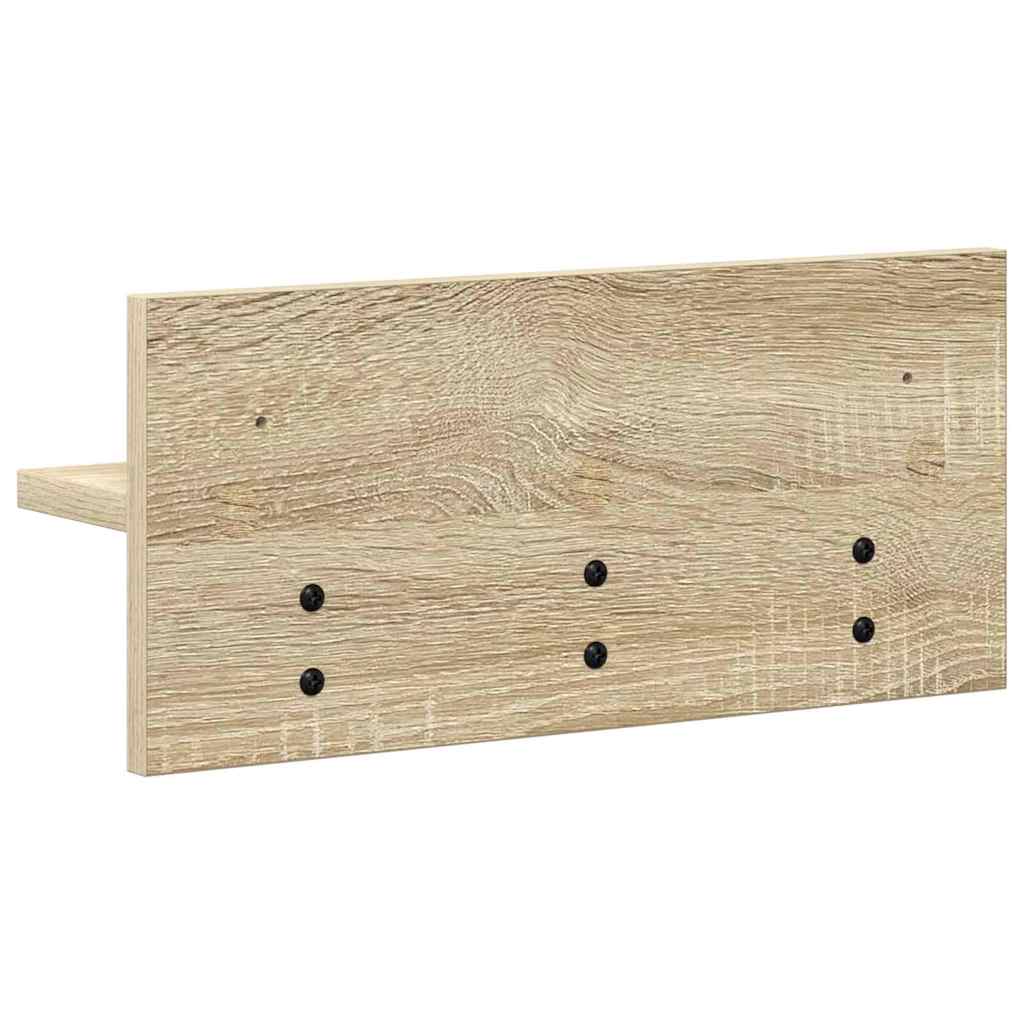 Wandgemonteerde kapstok Sonoma Eiken 40 x 10,5 x 18 cm