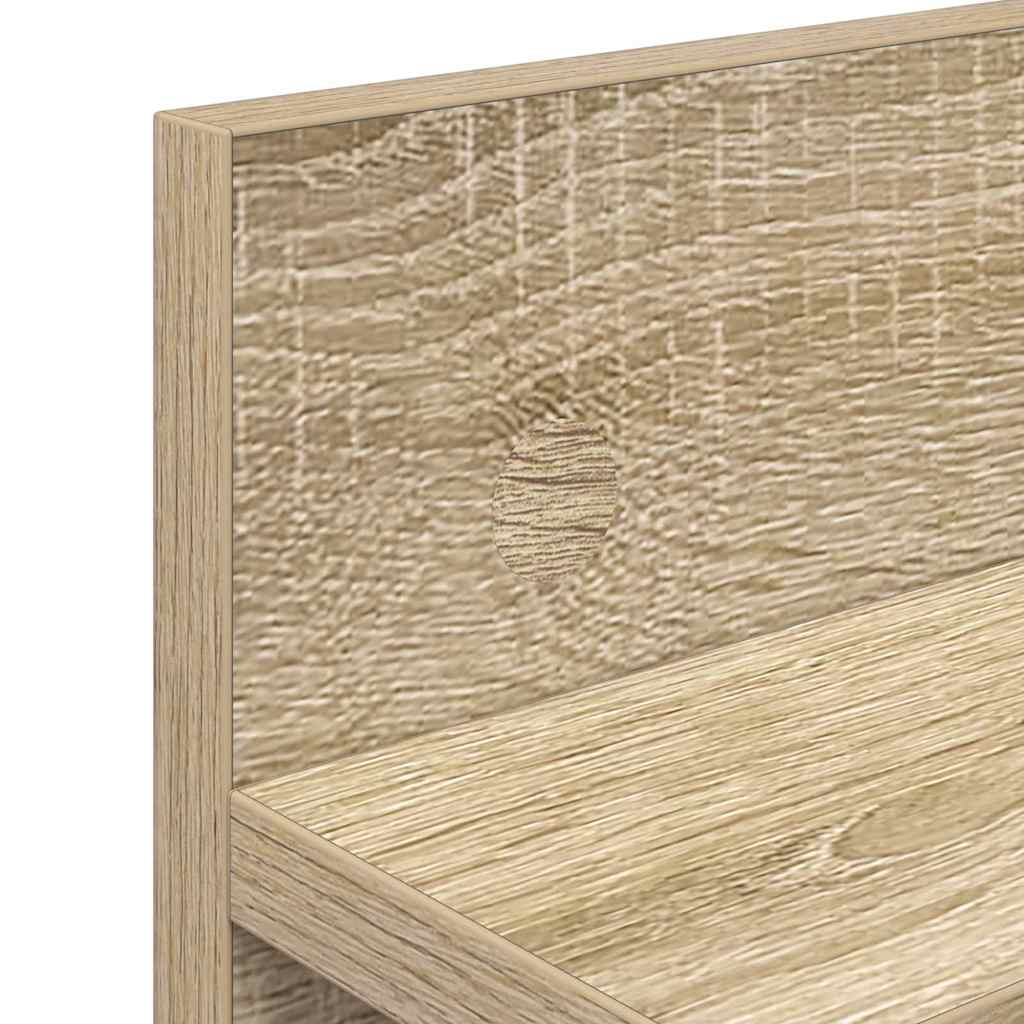 Wandgemonteerde kapstok Sonoma Eiken 60 x 10,5 x 18 cm is nu te koop bij PeponiXL, paradijselijk wonen!