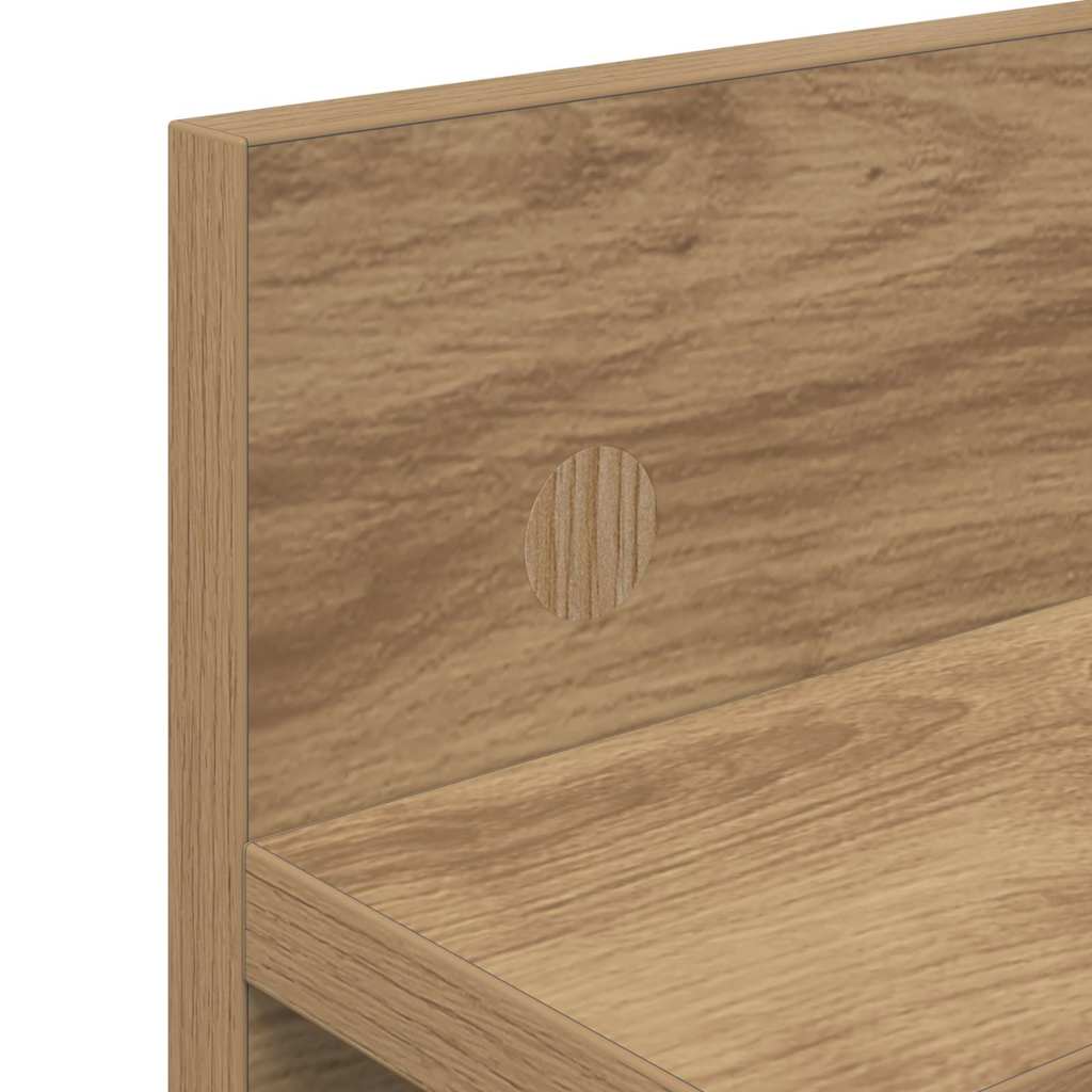 Wandgemonteerde kapstok Artisan Eiken 60 x 10,5 x 18 cm is nu te koop bij PeponiXL, paradijselijk wonen!