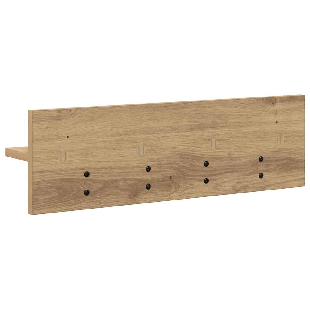Wandgemonteerde kapstok Artisan Eiken 60 x 10,5 x 18 cm is nu te koop bij PeponiXL, paradijselijk wonen!