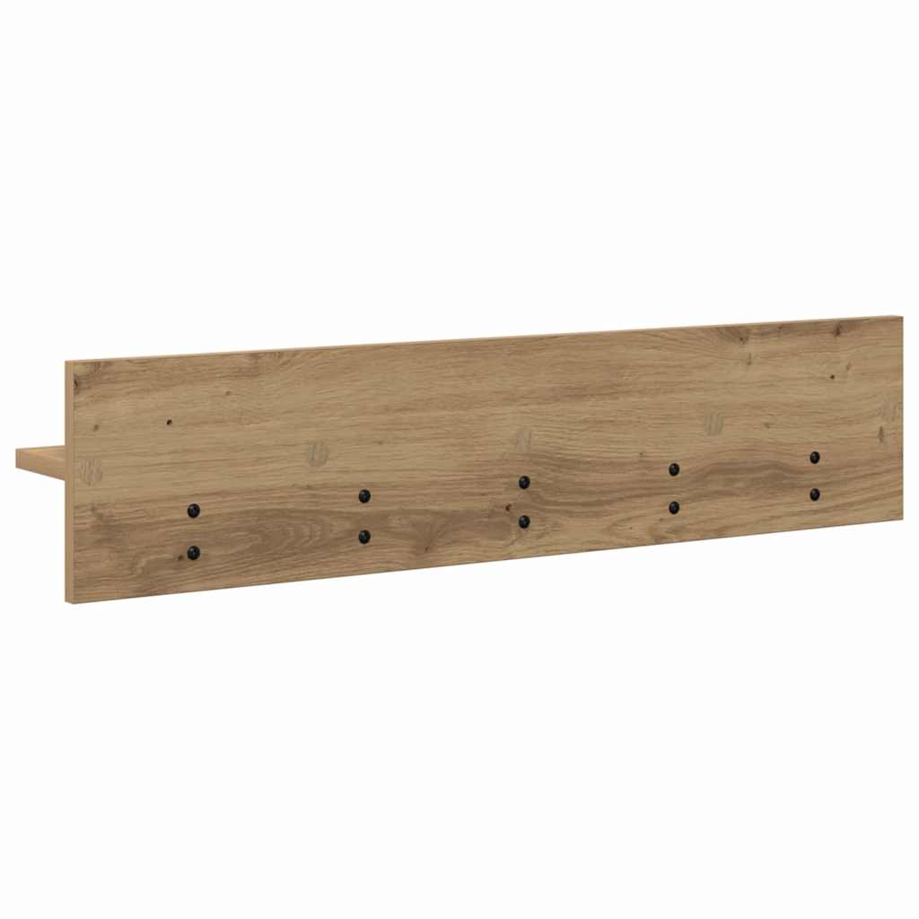 Wandgemonteerde kapstok Artisan Eiken 80 x 10,5 x 18 cm is nu te koop bij PeponiXL, paradijselijk wonen!