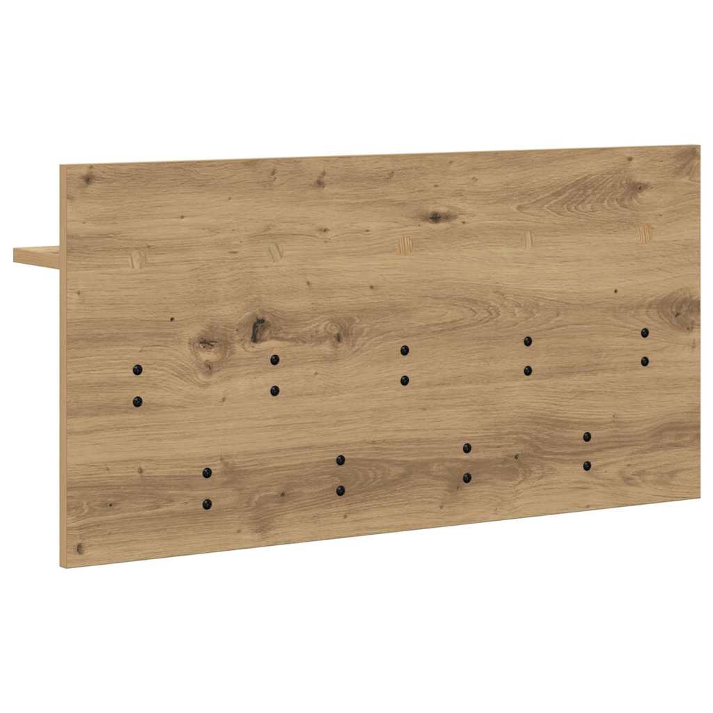 Wandgemonteerde kapstok met plank Artisan Eiken 80 x 40 x 12 cm is nu te koop bij PeponiXL, paradijselijk wonen!