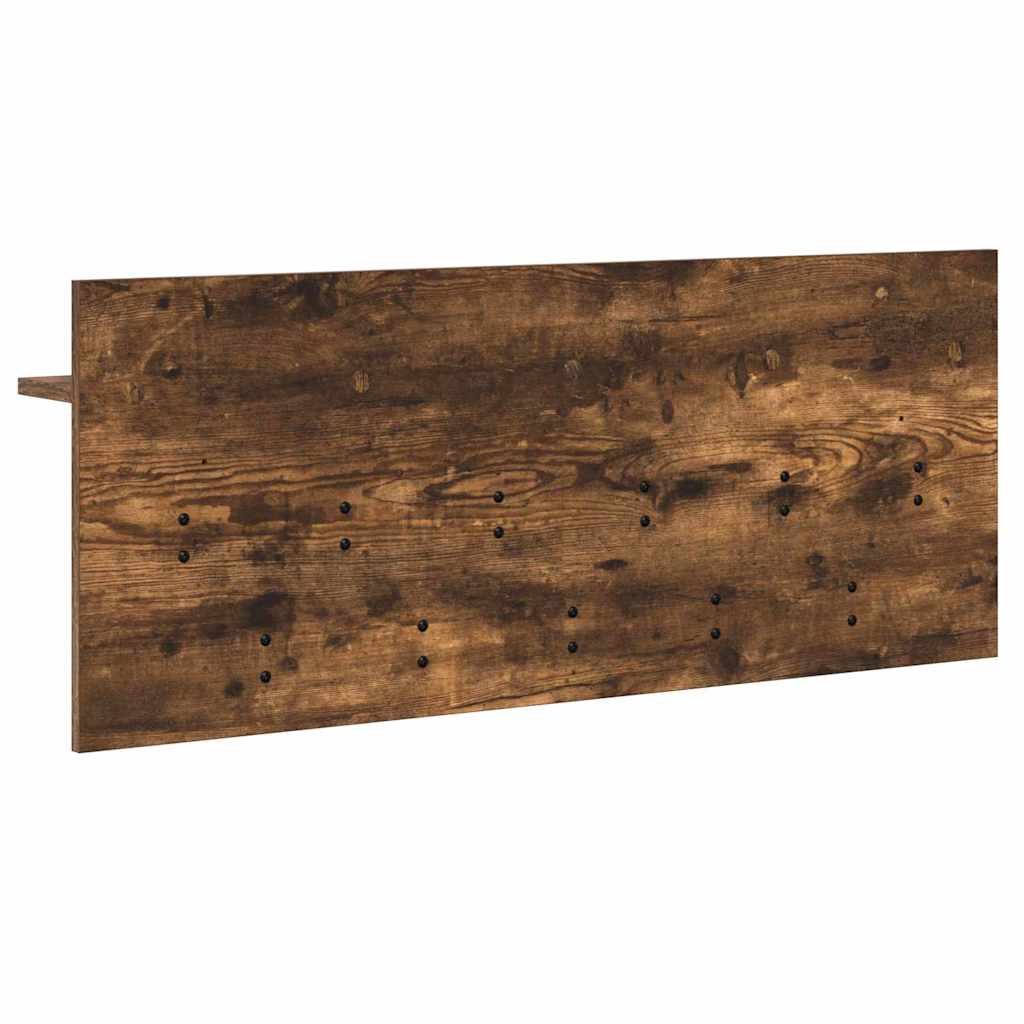 Wandgemonteerde kapstok Gerookt eiken 100 x 40 x 12 cm is nu te koop bij PeponiXL, paradijselijk wonen!
