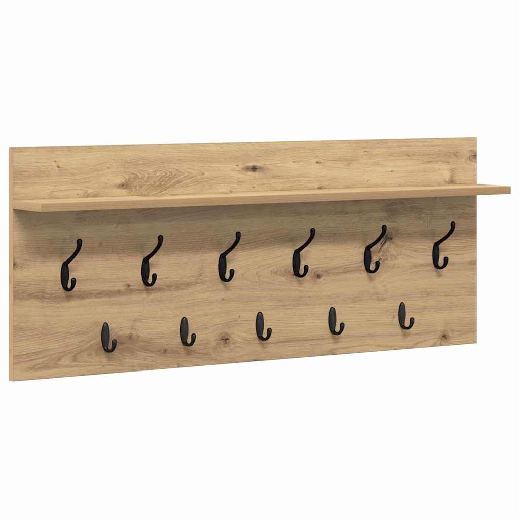 Wandgemonteerde kapstok Artisan Eiken 100 x 40 x 12 cm is nu te koop bij PeponiXL, paradijselijk wonen!