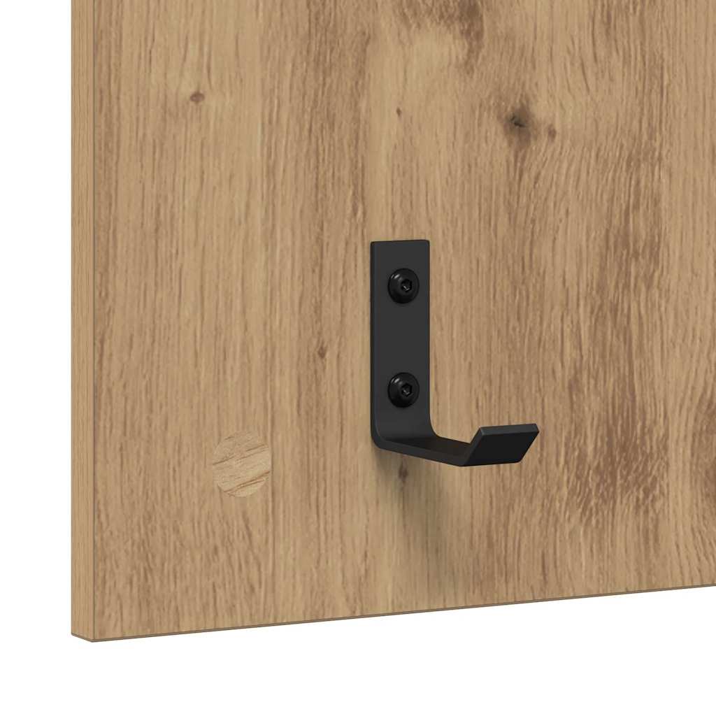 Wandgemonteerde kapstok met plank Artisan Eiken 40 x 10 x 90 cm is nu te koop bij PeponiXL, paradijselijk wonen!
