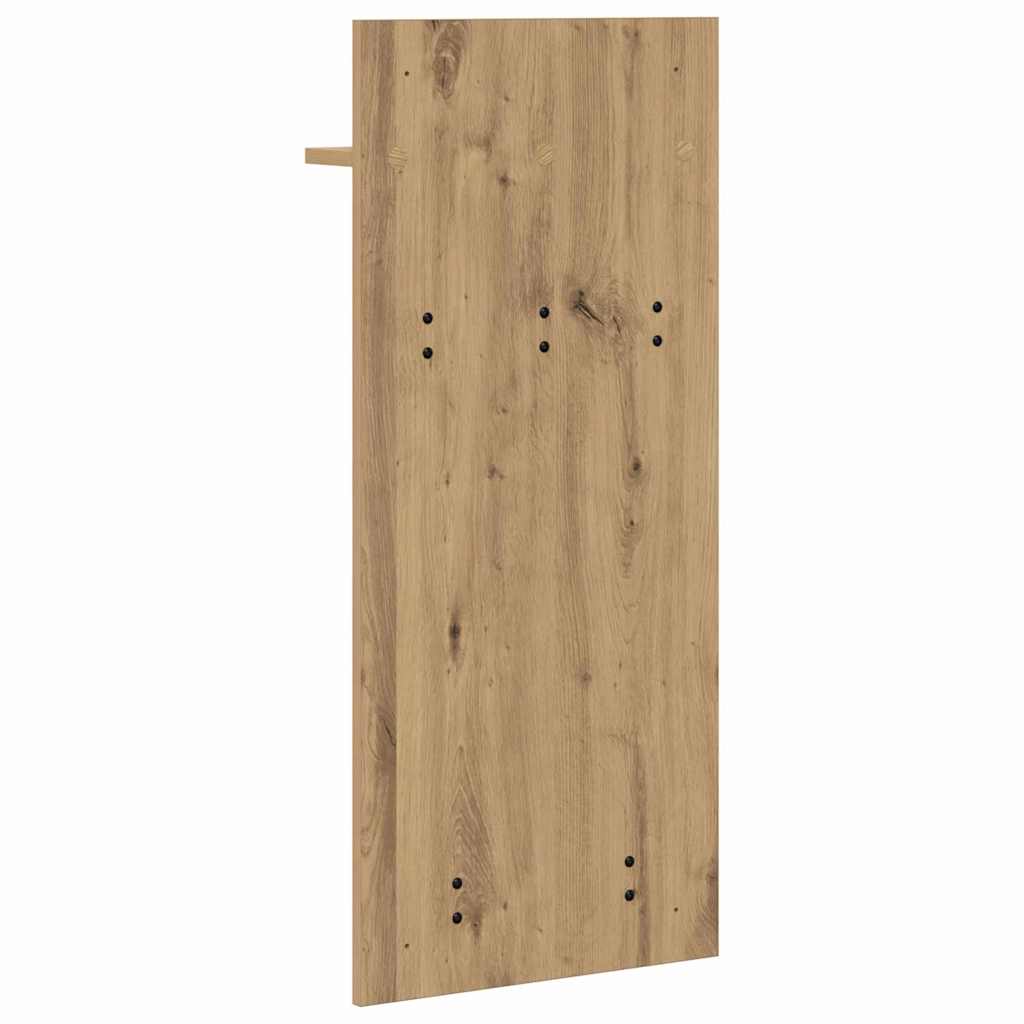 Wandgemonteerde kapstok met plank Artisan Eiken 40 x 10 x 90 cm is nu te koop bij PeponiXL, paradijselijk wonen!