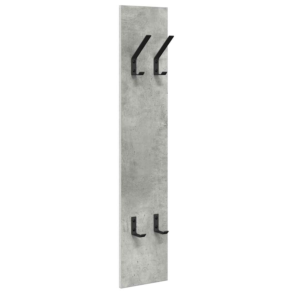 Wandgemonteerde kapstok Beton Grijs 20 x 1,5 x 100 cm is nu te koop bij PeponiXL, paradijselijk wonen!